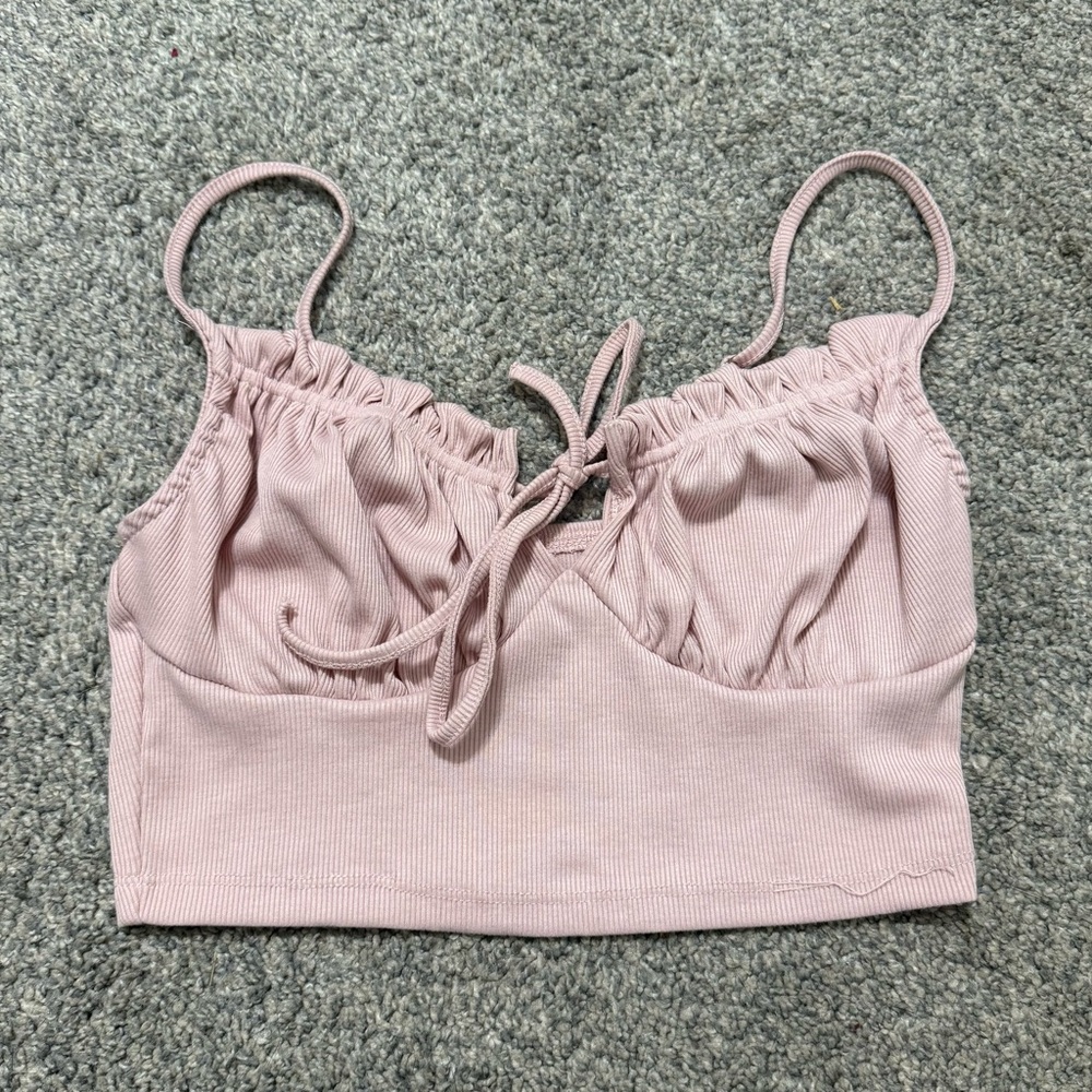 SHEIN Blush Ribbed Top